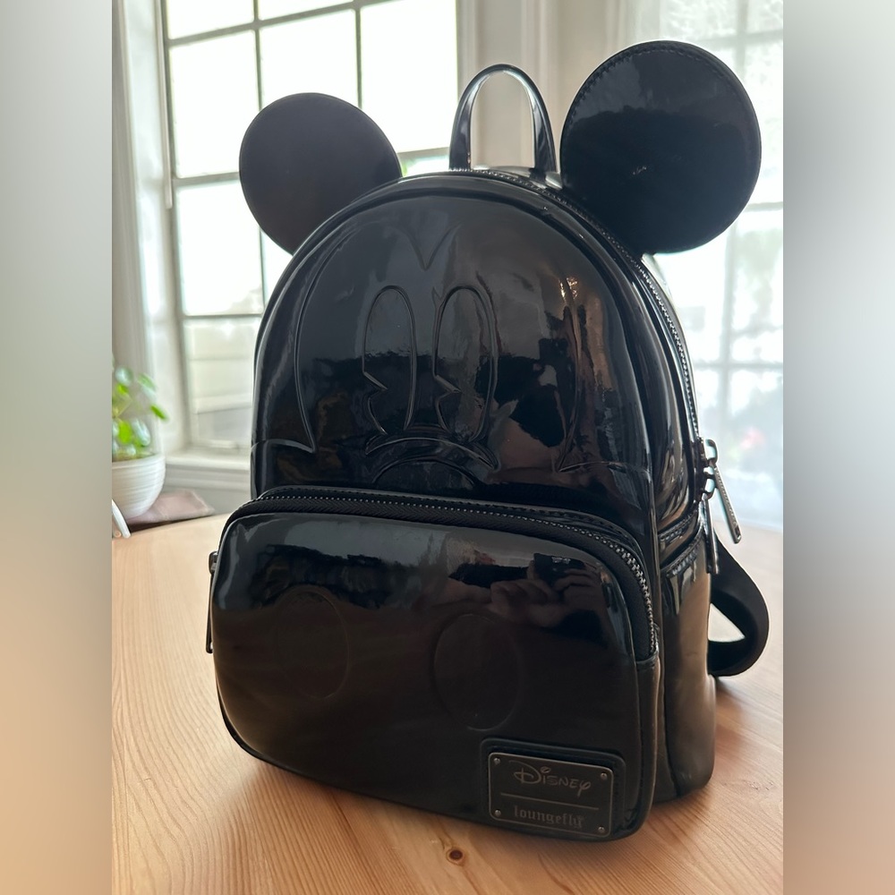 Disney Mickey Mouse Black Out Mini Loungefly Backpack